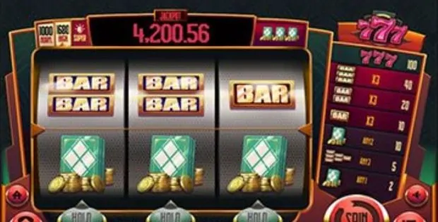 screenshot of 777 online slot game