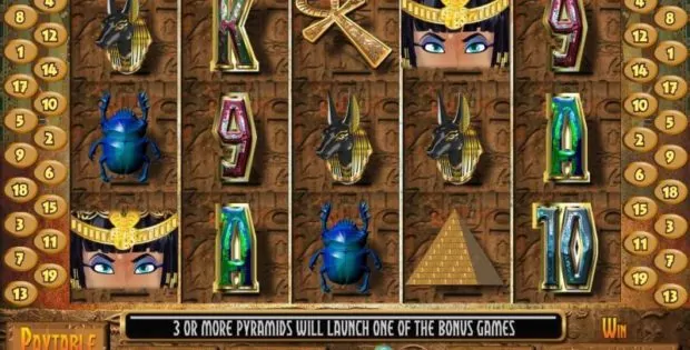 screenshot Cleopatras Pyramid II Slot Game