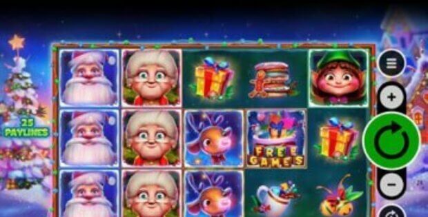 screenshot of Big Santa Slot