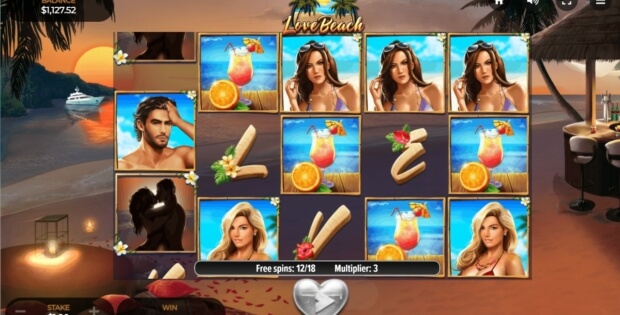 Love Beach Slots Game Screenshot