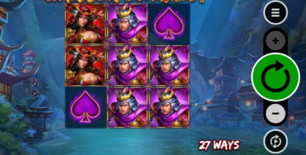 warrior conquest slots game screenshot