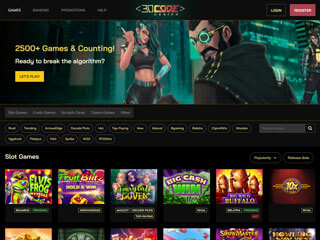 decode casino lobby screenshot