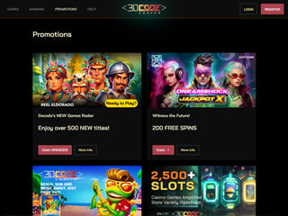 decode casino promotions screenshot